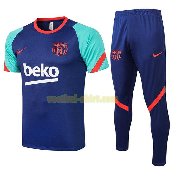 barcelona set opleiding 2021 2022 blauw mannen