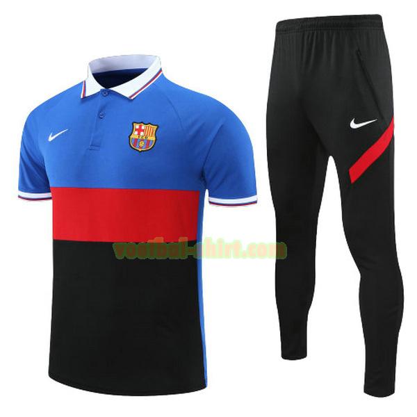 barcelona set polo 2022 blauw rood zwart mannen