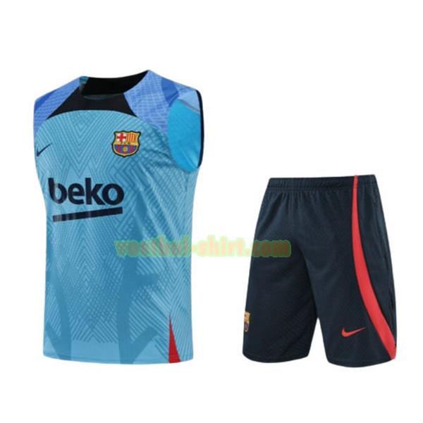 barcelona set vest 2022 2023 blauw mannen