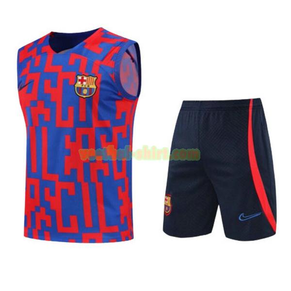 barcelona set vest 2022 2023 rood blauw mannen