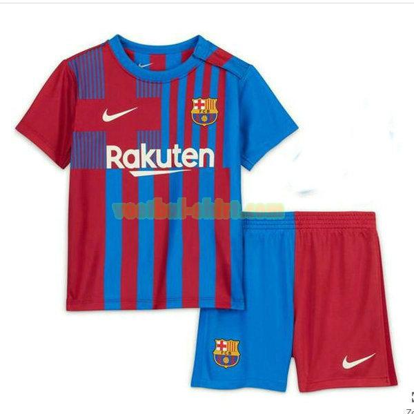 barcelona thuis shirt 2021 2022 rood blauw kinderen