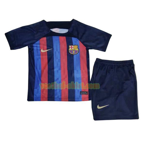 barcelona thuis shirt 2022 2023 rood blauw kinderen