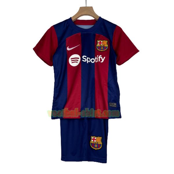barcelona thuis shirt 2023 2024 rood blauw kinderen
