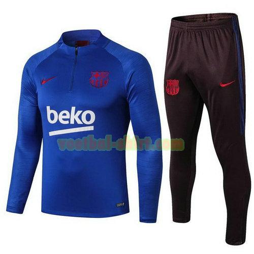 barcelona trainingspak 2019-2020 blauw rood kinderen