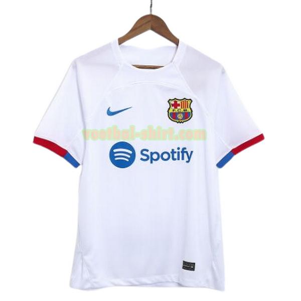 barcelona uit shirt 2023 2024 thailand wit mannen