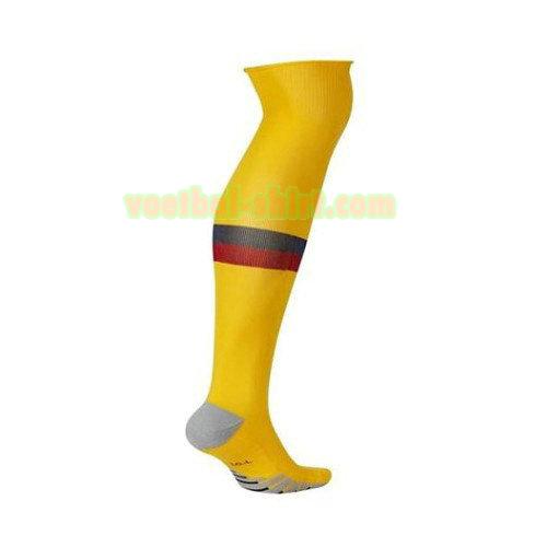 barcelona uit sokken 2019-2020 geel mannen