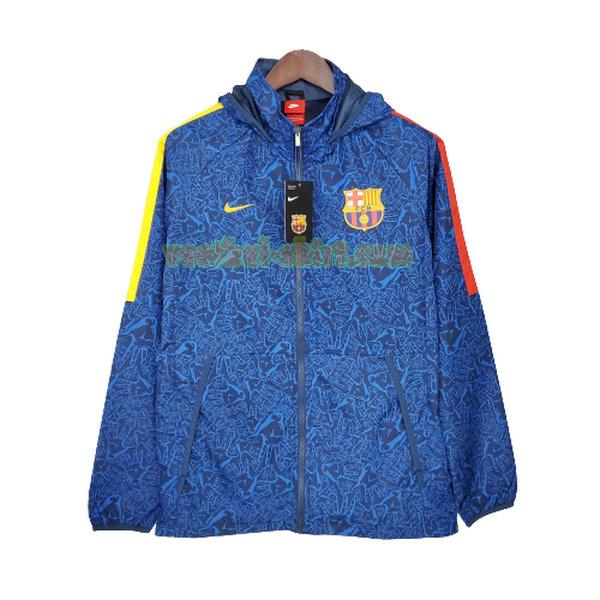 barcelona windjack 2021 2022 blauw mannen