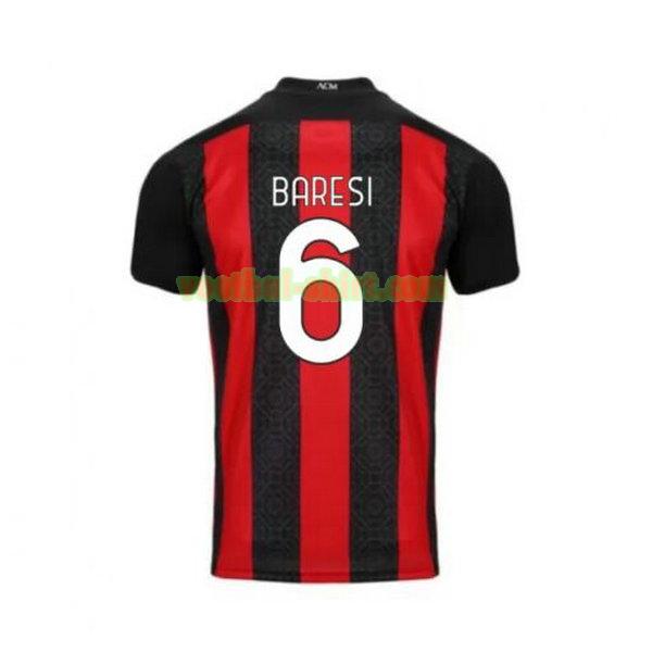 baresi 6 ac milan thuis shirt 2020-2021 mannen