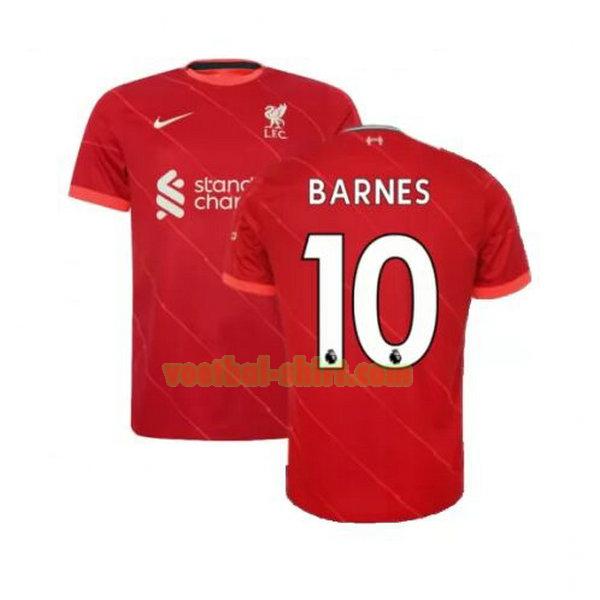 barnes 10 liverpool thuis shirt 2021 2022 rood mannen