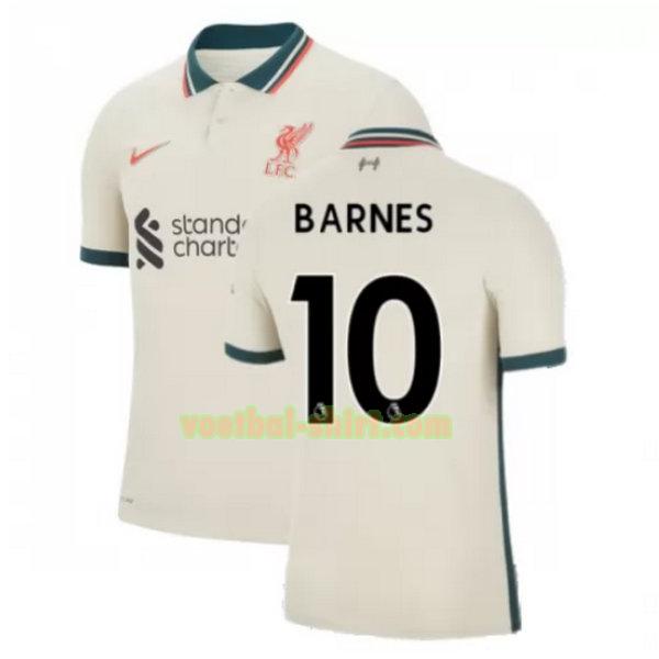 barnes 10 liverpool uit shirt 2021 2022 geel mannen