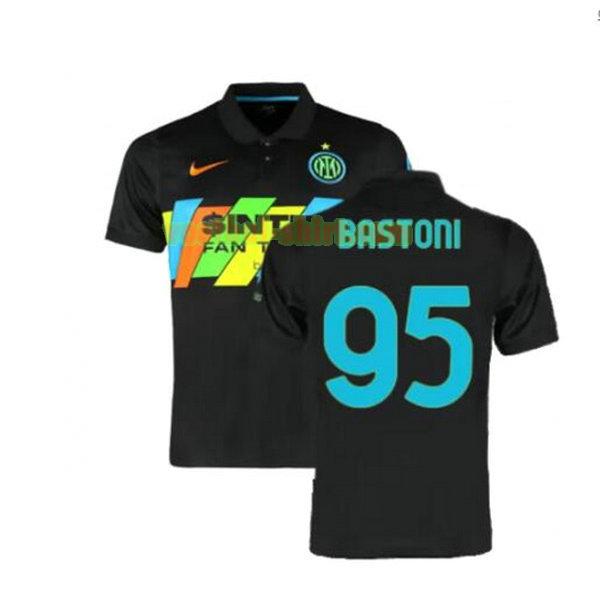 bastoni 95 inter milan 3e shirt 2021 2022 zwart mannen