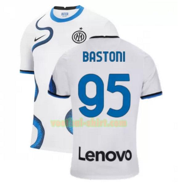 bastoni 95 inter milan uit shirt 2021 2022 wit mannen