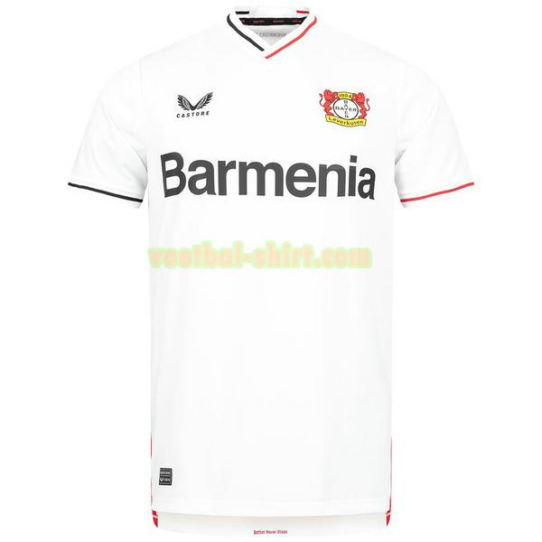 bayer leverkusen 3e shirt 2022 2023 thailand wit mannen