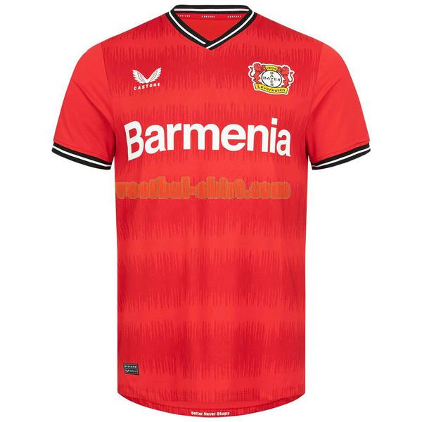 bayer leverkusen thuis shirt 2022 2023 thailand rood mannen