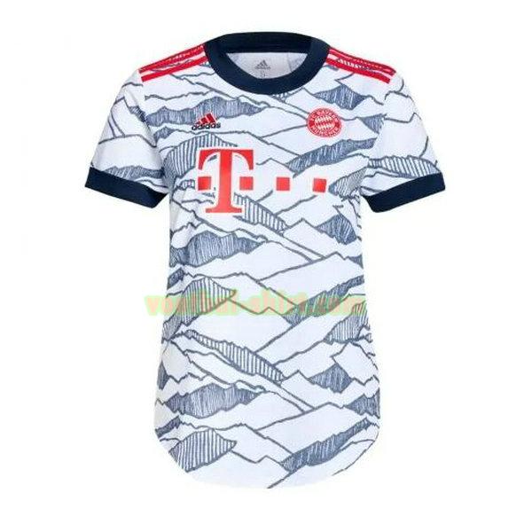 bayern münchen 3e shirt 2021 2022 wit grijs dames