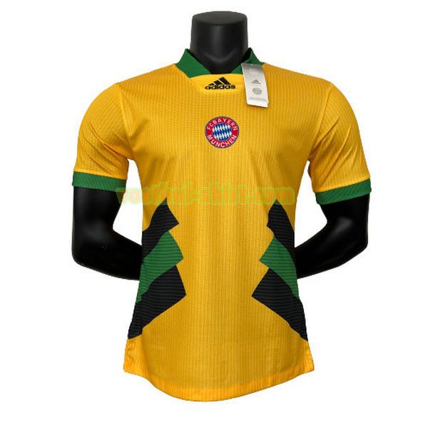 bayern münchen player special edition shirt 2023 2024 geel mannen