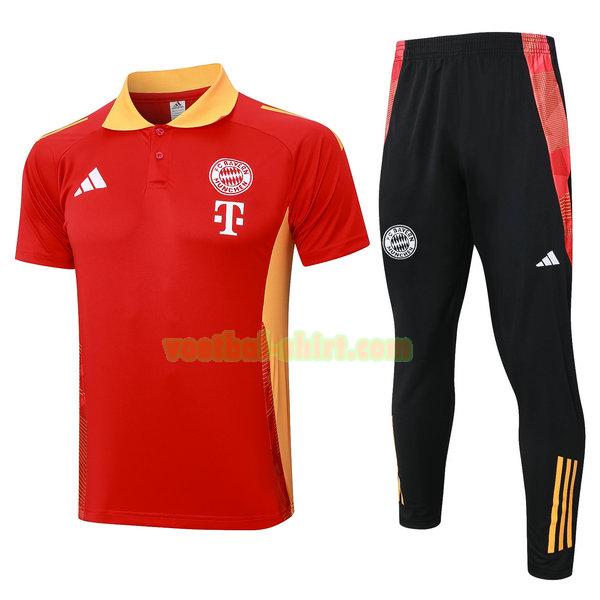 bayern münchen set polo 2024 2025 rood mannen