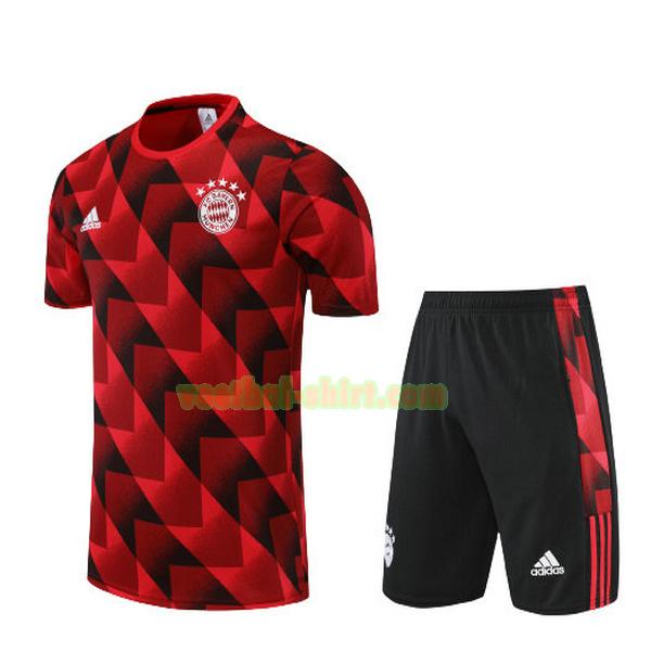 bayern münchen set training shirt 2022 2023 rood mannen