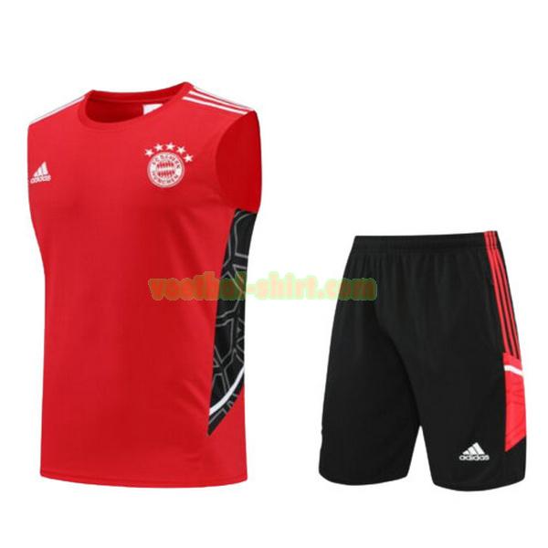 bayern münchen set vest 2022 2023 rood mannen