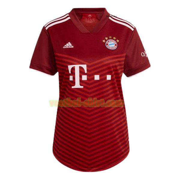 bayern münchen thuis shirt 2021 2022 rood dames