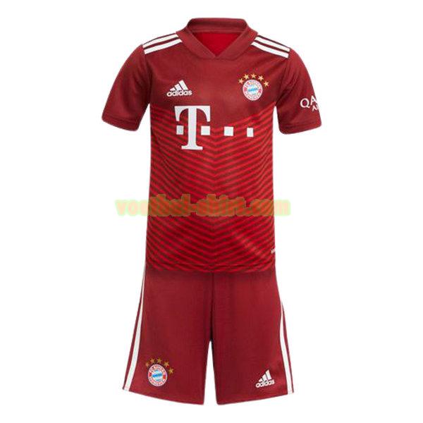 bayern münchen thuis shirt 2021 2022 rood kinderen