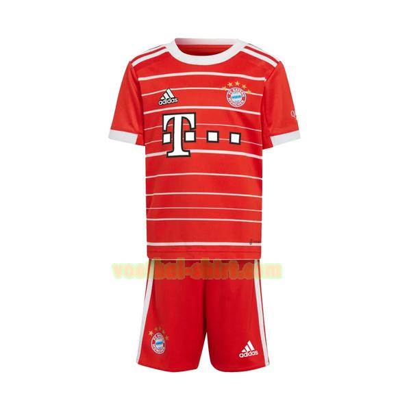 bayern münchen thuis shirt 2022 2023 rood kinderen