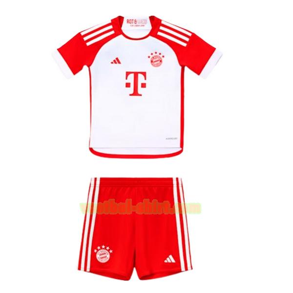 bayern münchen thuis shirt 2023 2024 wit kinderen