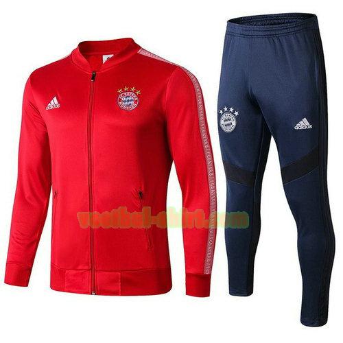 bayern münchen trainingspak 2019-2020 rood blauw mannen