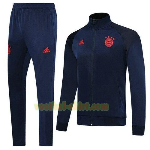 bayern münchen trainingspak 2019 2020 blauw marinekleur mannen