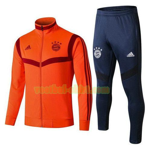 bayern münchen trainingspak 2019 20 oranje blauw mannen