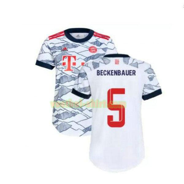 beckenbauer 5 bayern münchen 3e shirt 2021 2022 grijs mannen