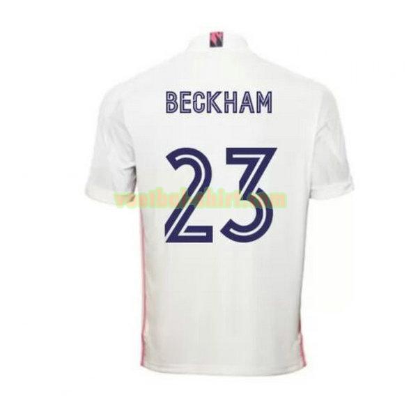 beckham 23 real madrid thuis shirt 2020-2021 mannen