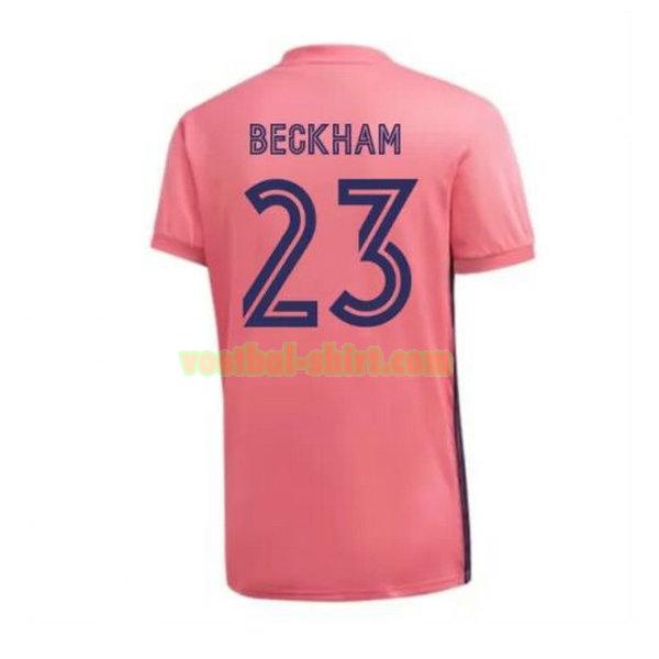 beckham 23 real madrid uit shirt 2020-2021 mannen