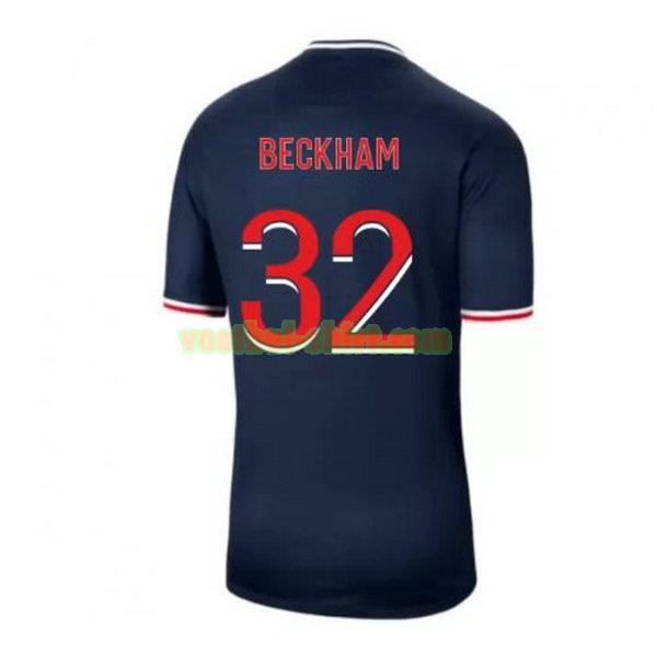 beckham 32 paris saint germain thuis shirt 2020-2021 mannen