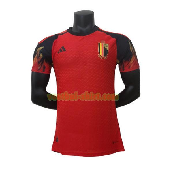 belgië player thuis shirt 2022 rood mannen