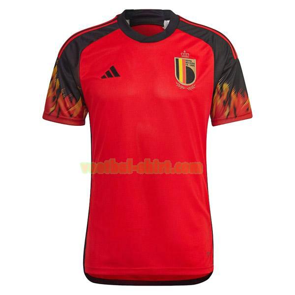 belgië thailand thuis shirt 2022 2023 rood zwart mannen
