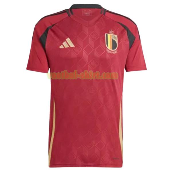belgië thuis shirt 2024 thailand rood mannen