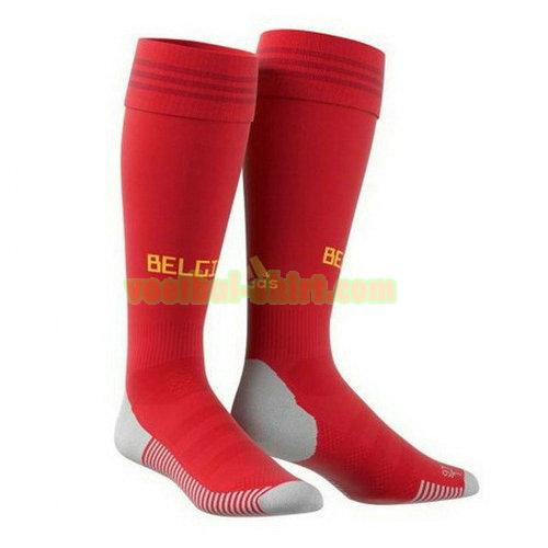belgië thuis sokken 2018 rood mannen