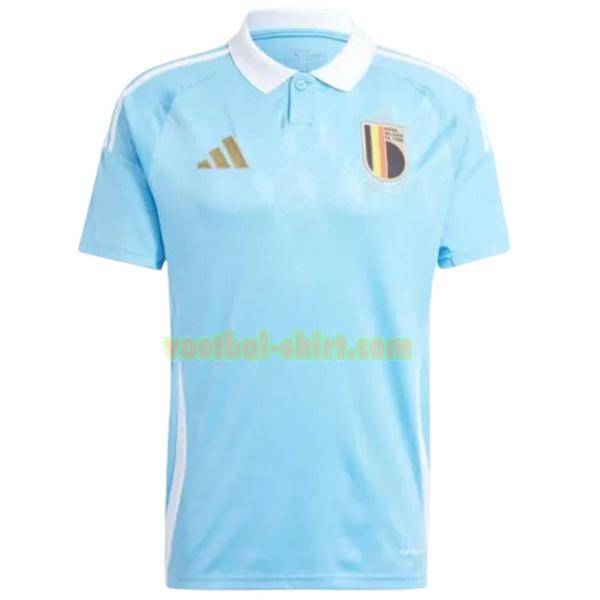 belgië uit shirt 2024 thailand blauw mannen