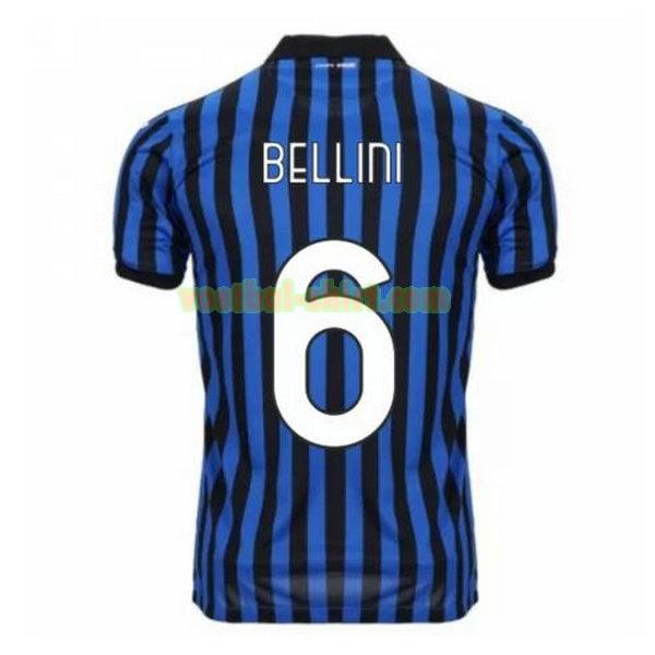 bellini 6 atalanta thuis shirt 2020-2021 blauw mannen