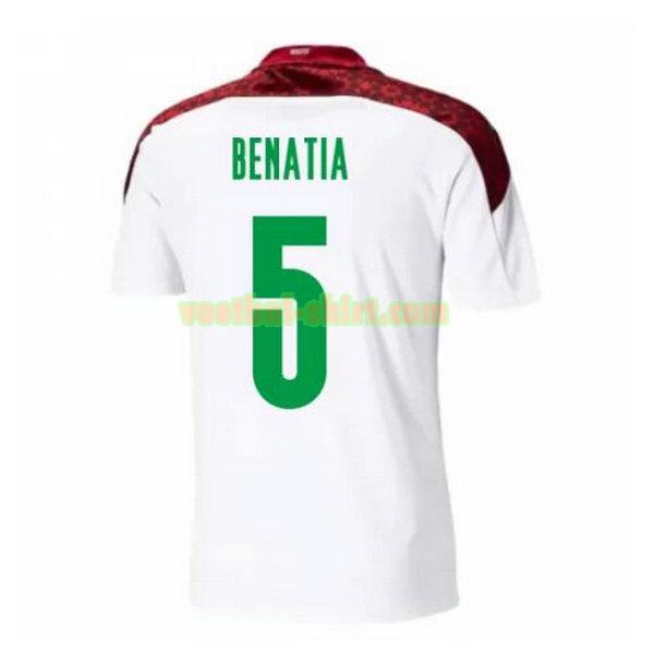benatia 5 marokko uit shirt 2020-2021 wit mannen