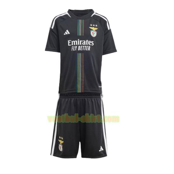 benfica uit shirt 2023 2024 zwart kinderen