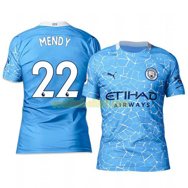 benjamin mendy 22 manchester city thuis shirt 2020-2021 mannen