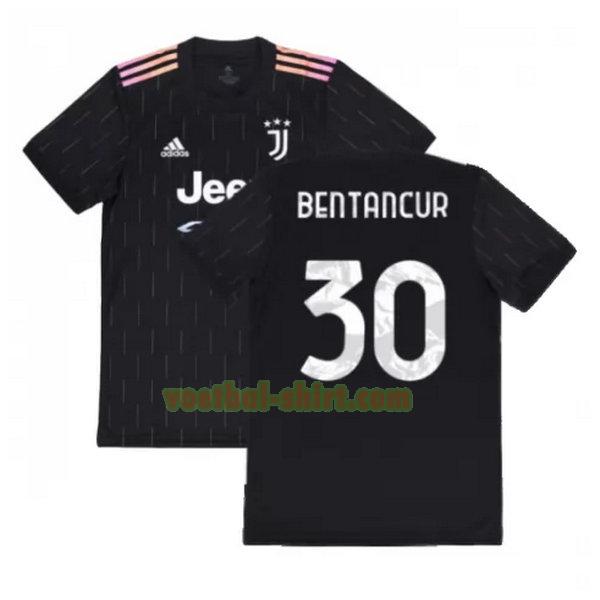 bentancur 30 juventus uit shirt 2021 2022 zwart mannen