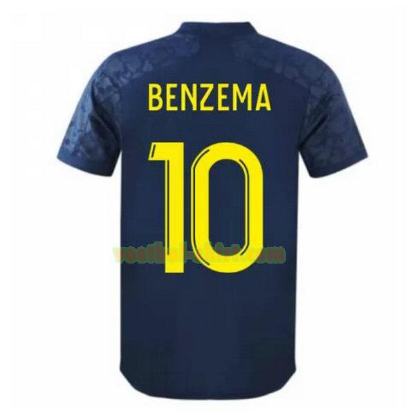 benzema 10 olympique lyon 3e shirt 2020-2021 mannen