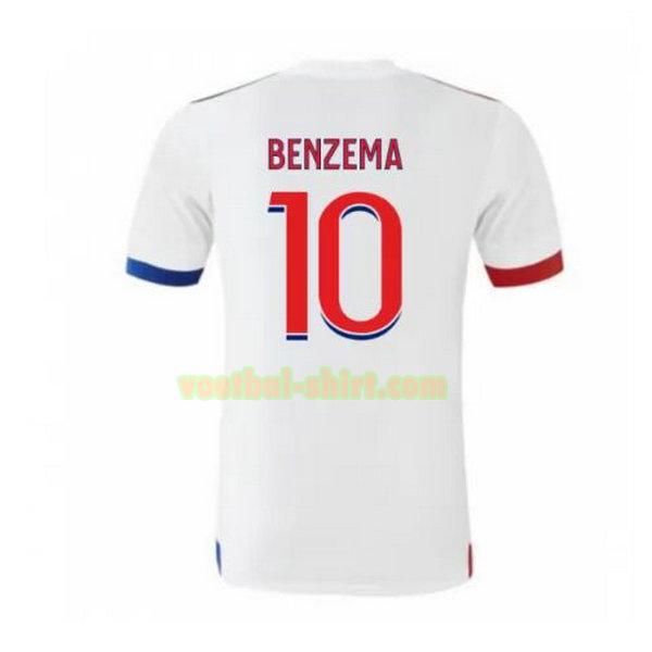 benzema 10 olympique lyon thuis shirt 2020-2021 mannen