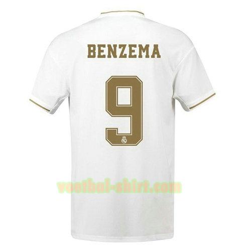 benzema 9 real madrid thuis shirt 2019-2020 mannen