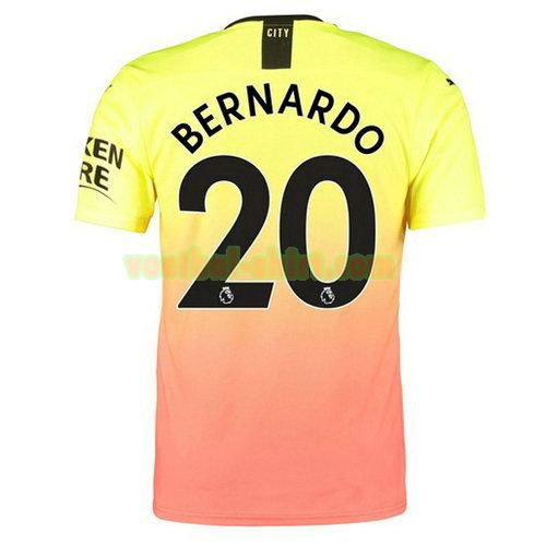 bernardo 20 manchester city 3e shirt 2019-2020 mannen