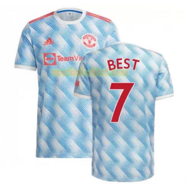 best 7 manchester united uit shirt 2021 2022 blauw mannen