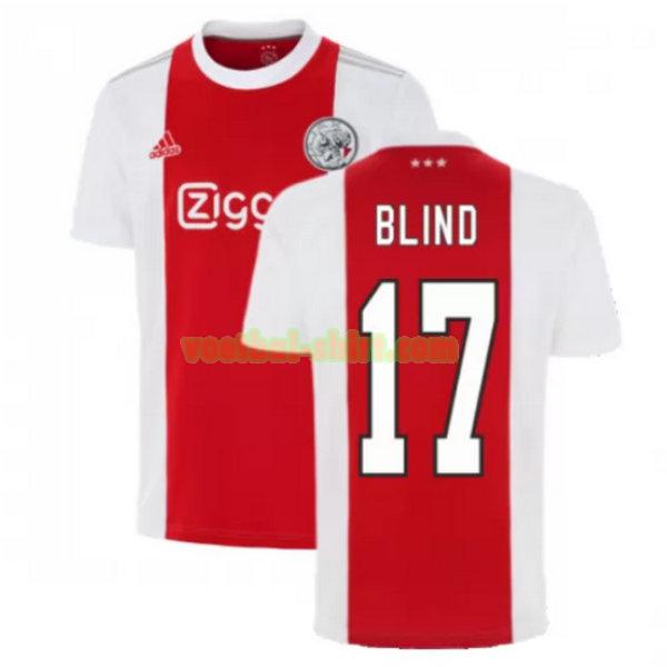 blind 17 ajax thuis shirt 2021 2022 rood wit mannen